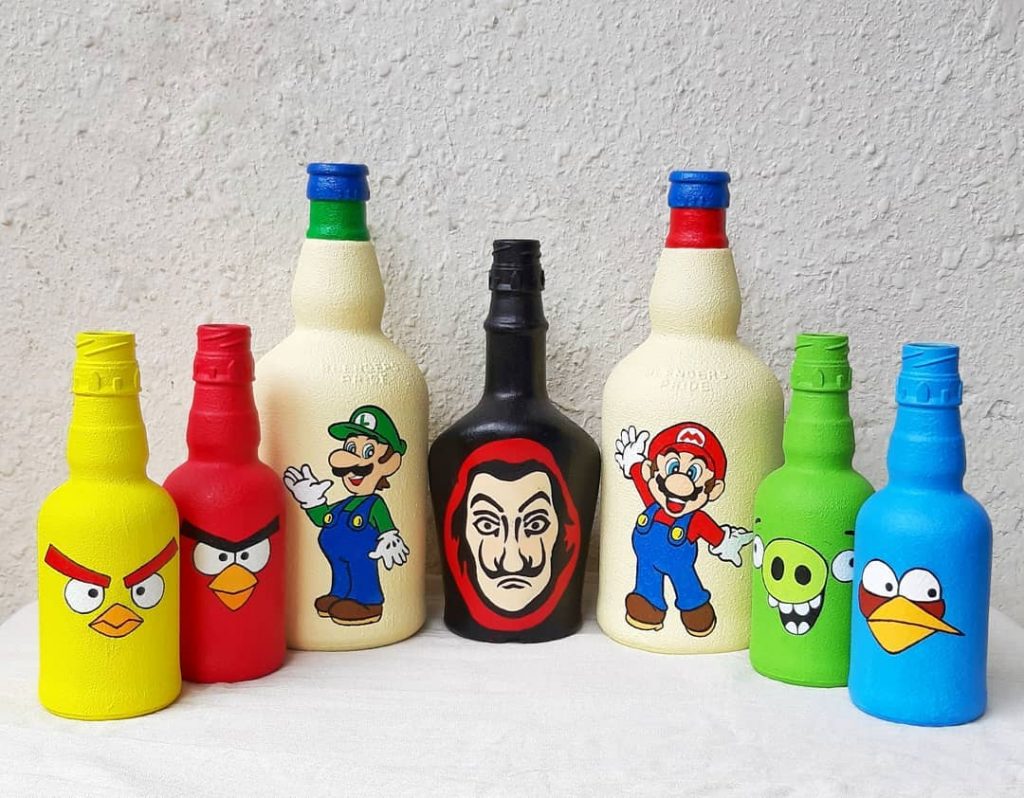 Featured image of post Bottle Painting Ideas Cartoon