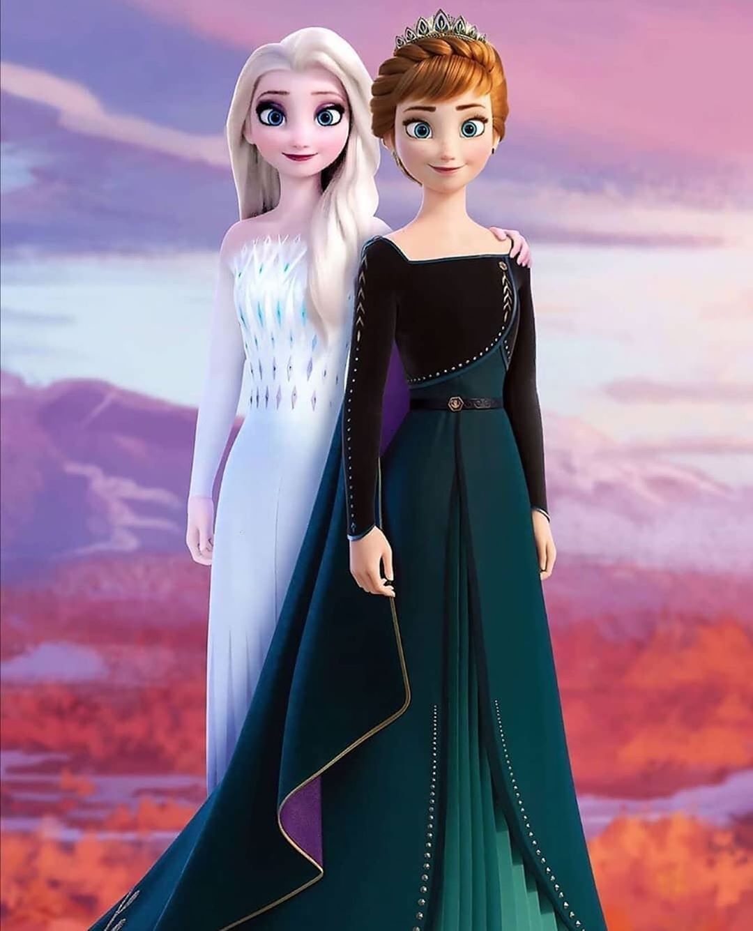 Featured image of post Cute Elsa And Anna Background