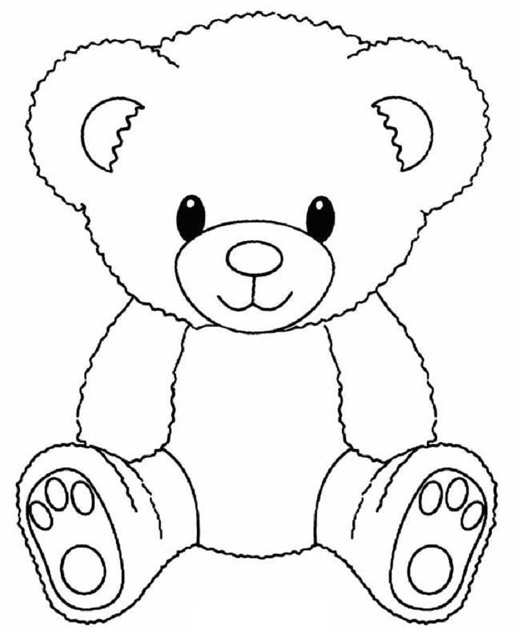 Featured image of post Cute Teddy Bear Coloring Pages