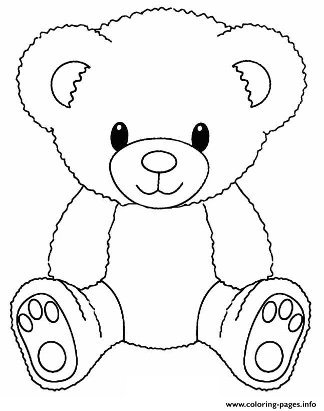 Featured image of post Easy Cute Bear Coloring Pages