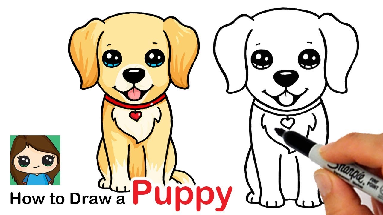 Featured image of post How To Draw A Puppy Step By Step Cute