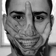 Featured image of post Joker Smile Hand Tattoo Black And White