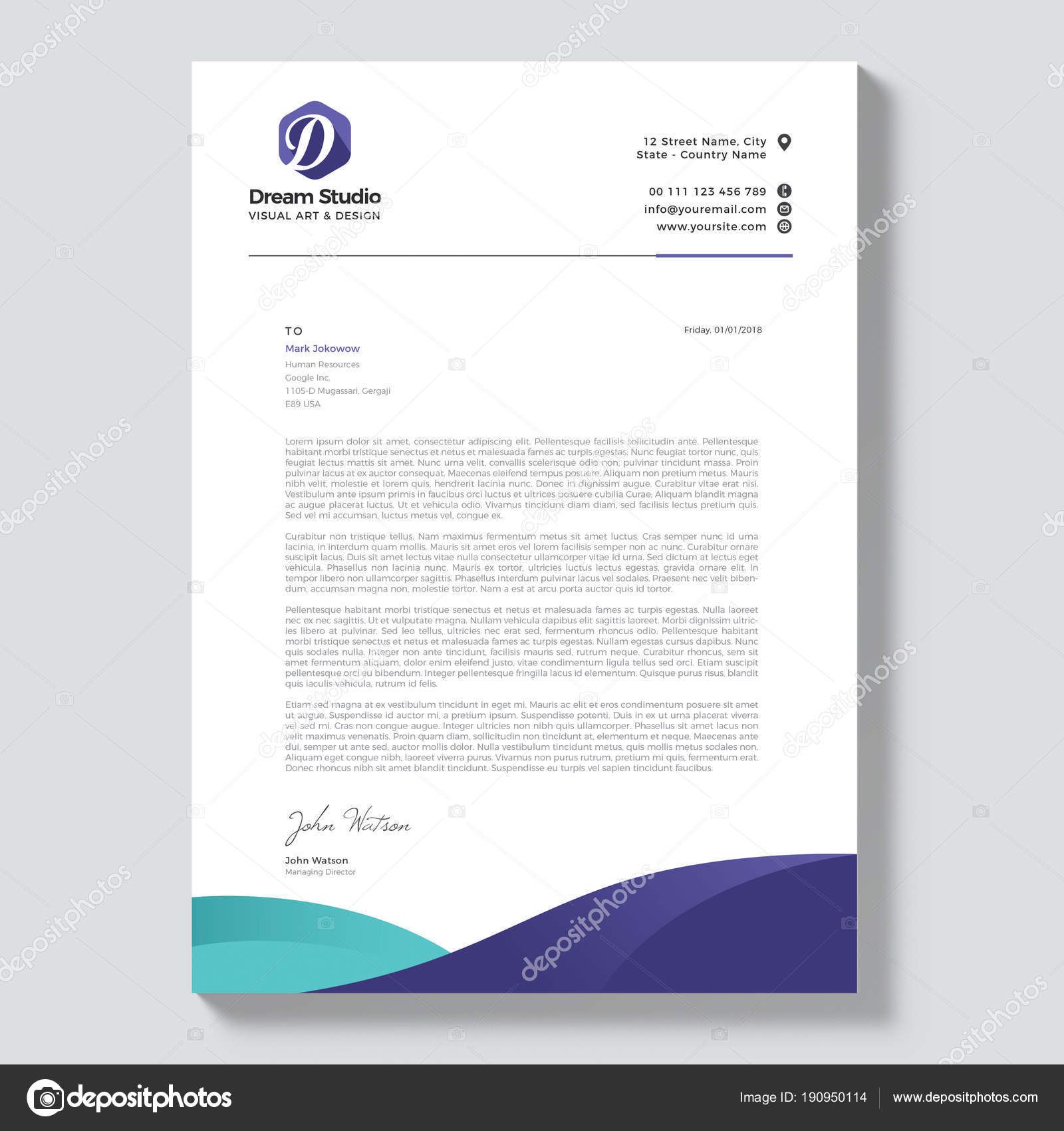 Featured image of post Professional Letter Headed Paper Template