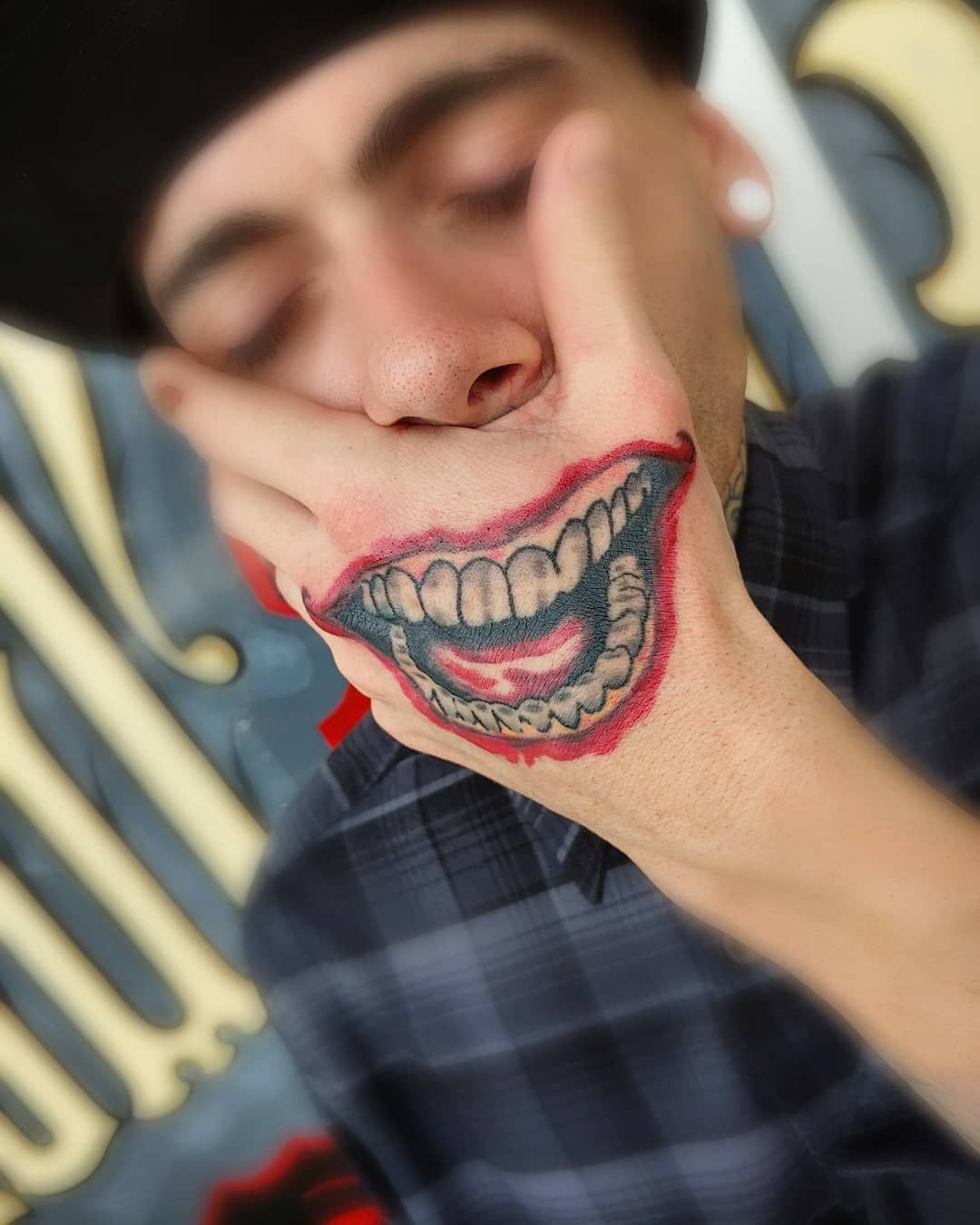 Featured image of post Real Joker Smile Hand Tattoo