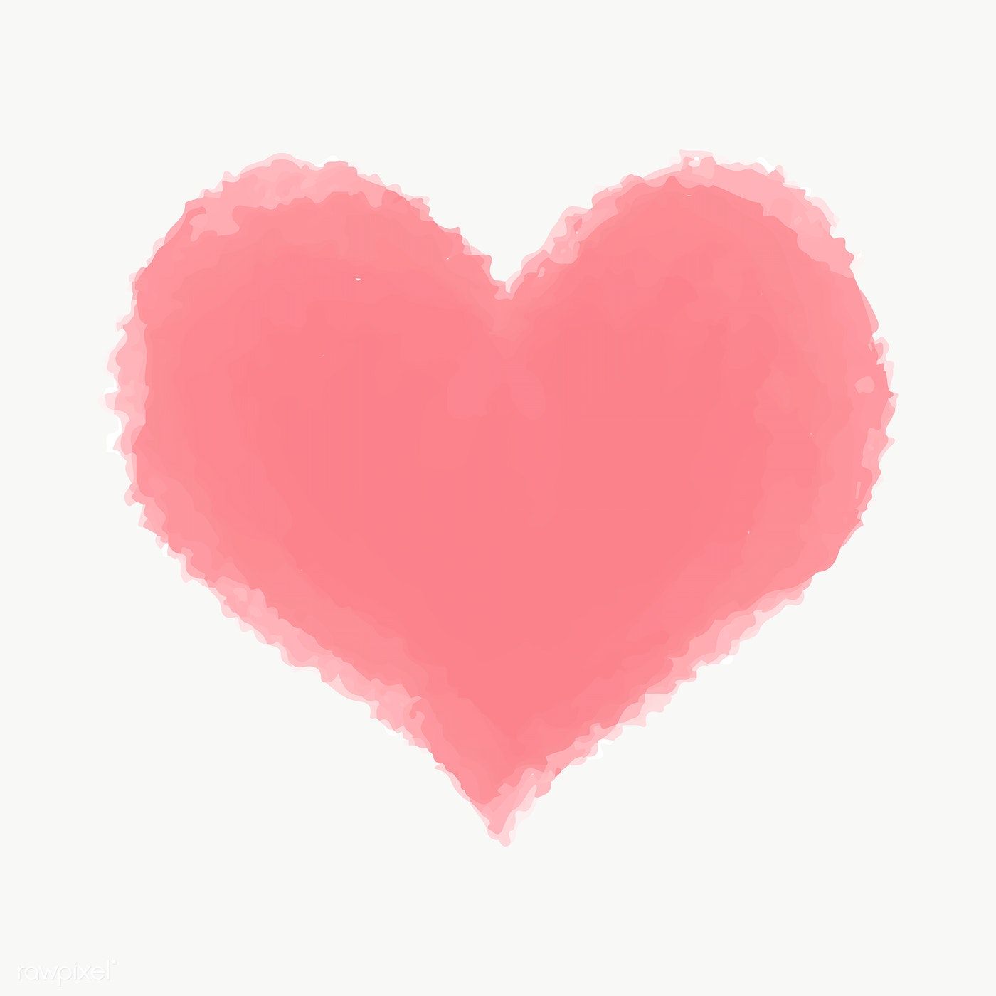 Featured image of post Watercolor Pink Heart Transparent Background
